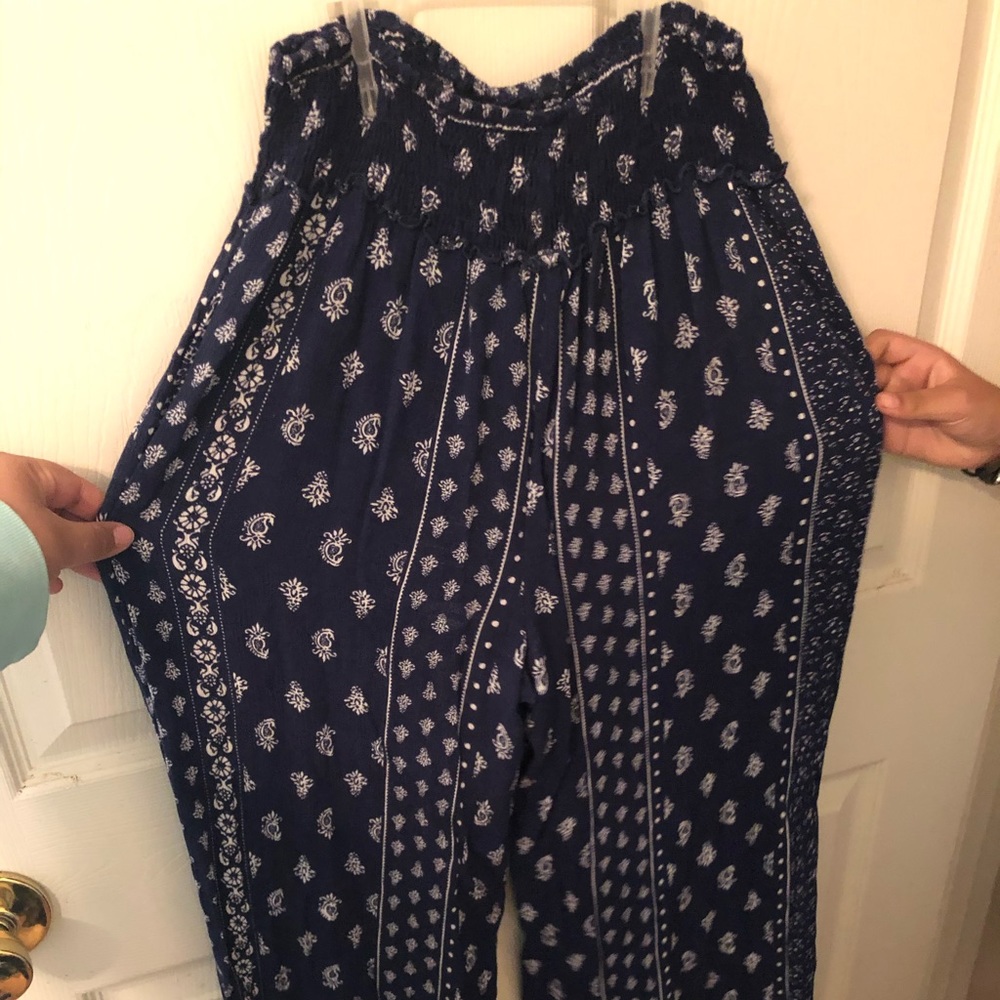 Flowy pants. They are not tight to the legs